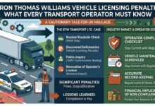 Byron Thomas Williams Vehicle Licensing Penalties