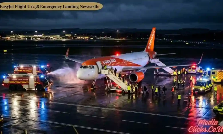 EasyJet Flight U2238 Emergency Landing Newcastle