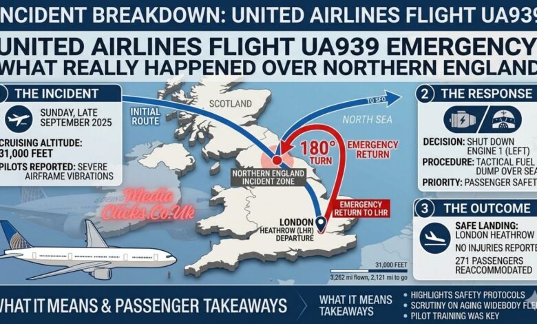 United Airlines Flight UA939 Emergency